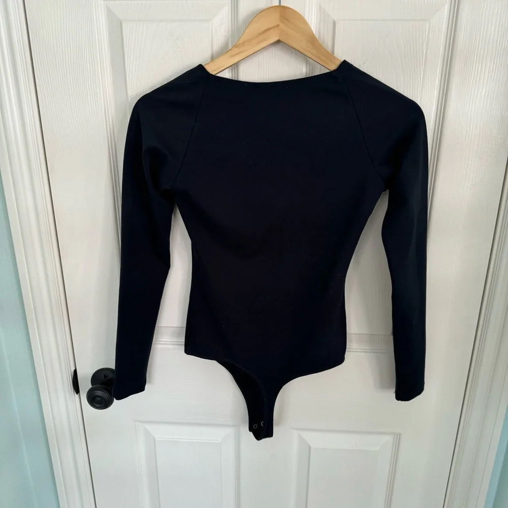 NWT Abercrombie & Fitch Black Long Sleeve Bodysuit_5